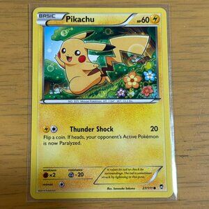 Pokémon Pikachu Card - XY - Furious Fists (FFI) - #83/109 - Rare - New